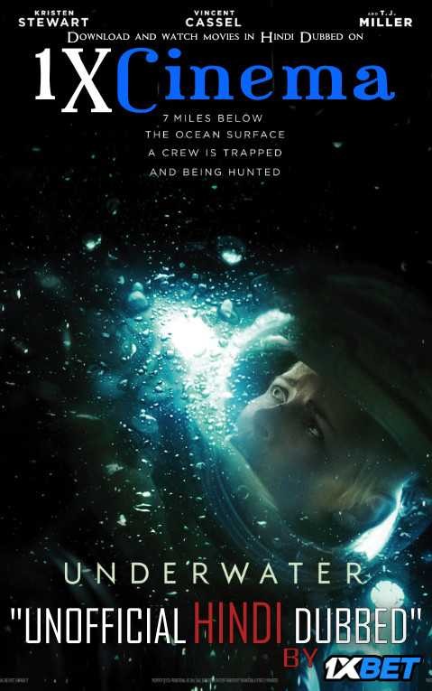 Underwater (2020) Full Movie 720p HDRip [ Hindi Dub (Unofficial VO by 1XBET) ] Dual Audio | 1XBET