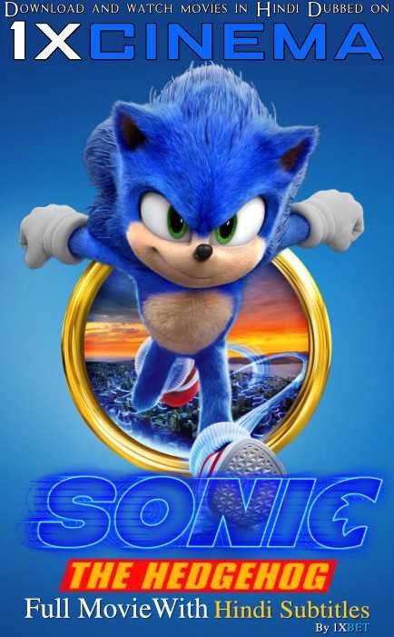 DOWNLOAD Sonic the Hedgehog (2020) Full Movie (Hindi Subbed) HDRip 720p BY 1XBET ON 1XCinema