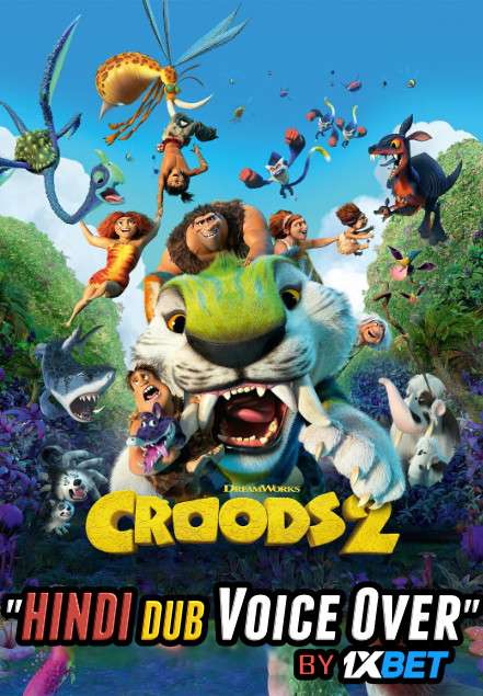 The Croods 2 (2020) WebRip 720p Dual Audio [Hindi (Voice over) Dubbed  + English] [Full Movie]